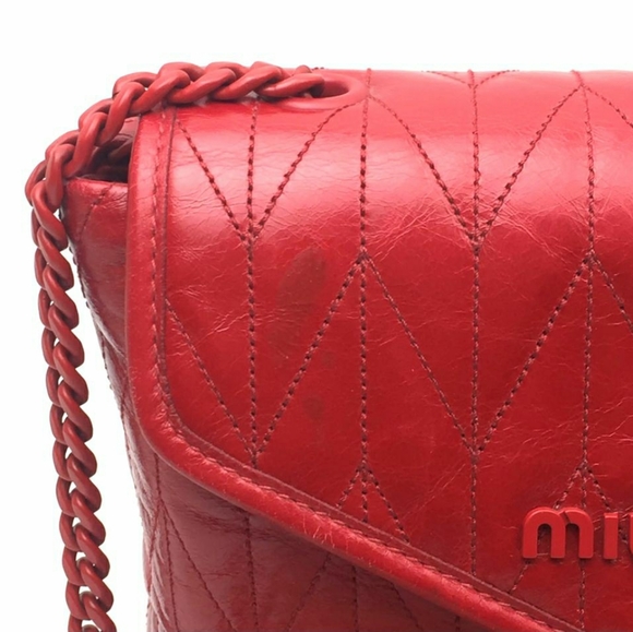 SOLD.  MIU MIU Small Trapuntato Quilted Calfskin … - Picture 12 of 14